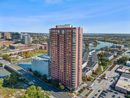Enjoy Stunning Views of the Christina River From This 10th Floor Condominium in Wilmington