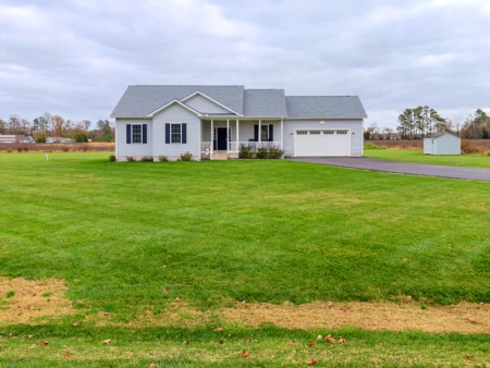 Fully Upgraded Home Rests on a Large Lot Near Georgetown, Not Far From the Delaware Beaches