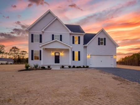Newly Constructed Custom Built Home Near Georgetown Features an Open Living Concept on an Acre of Southern Delaware Land