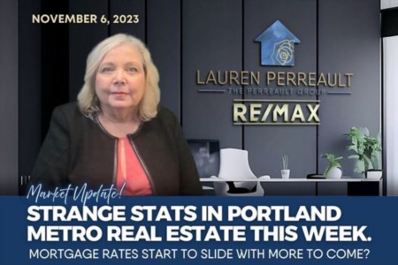 Strange Stats in Portland Metro Real Estate this Week.  Mortgage Rates Start to Slide with More to Come? 