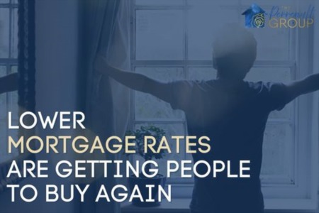 Lower mortgage rates are getting people to buy again.