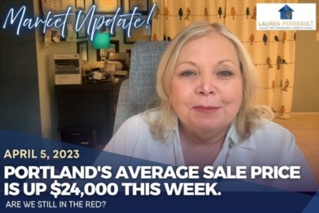 Portland's Average Sale Price is UP $24,000 this Week. Are we Still in the Red??
