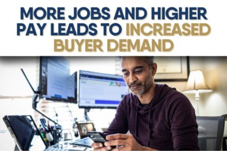 More Jobs and Higher Pay Leads to Increased Buyer Demand