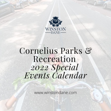 Cornelius Parks & Recreation 2022 special events calendar