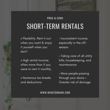 Pros & Cons of Short-Term Rentals