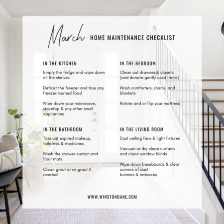 March Home Maintenance