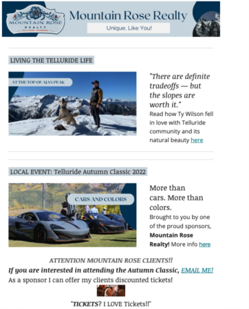 In case you missed it in Telluride ....