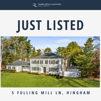 Just Listed - Exquisite Colonial With a Pool at 5 Fulling Mill Ln, Hingham
