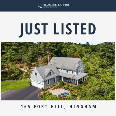 Just Listed - Sophisticated and Spacious Designer Farmhouse at 165 Fort Hill, Hingham