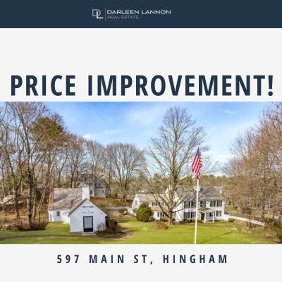 Price Improved - Spectacular Estate at 597 Main St, Hingham