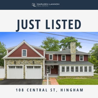 Just Listed - Classic Colonial at 108 Central St, Hingham