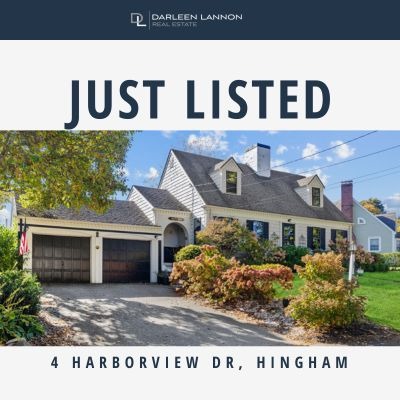 Just Listed - Charming Nantucket Style Cape Cod Home at 4 Harborview Dr, Hingham