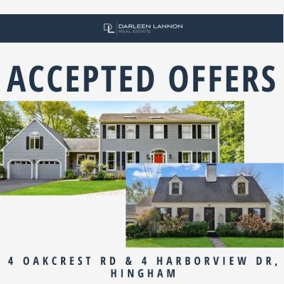 Hot Off the Market: Accepted Offers on 4 Oakcrest Rd and 4 Harbor View Dr, Hingham