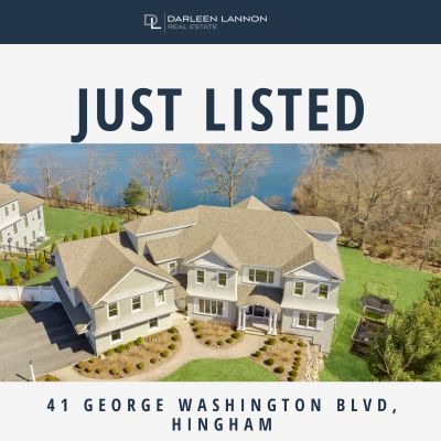 Just Listed - Luxurious Custom-Built Home at 41 George Washington Blvd, Hingham 