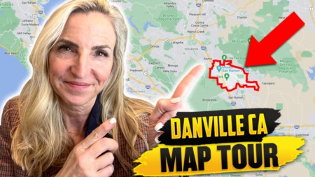 Living in Danville California Map Tour