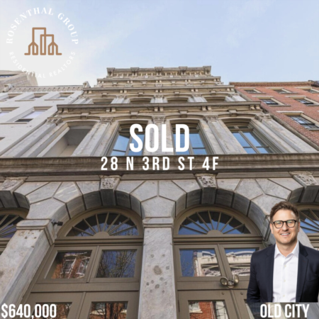SOLD in Old City!