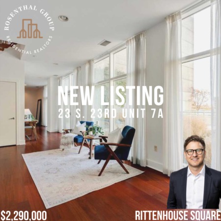 NEW LISTING in Rittenhouse Square! 