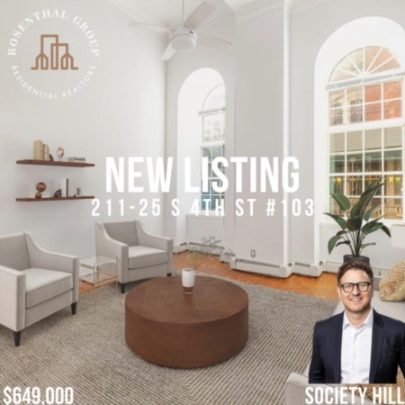 NEW LISTING in Society Hill