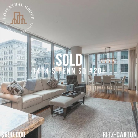 Just Sold At The Ritz-Carlton Residences in Center City, Philadelphia