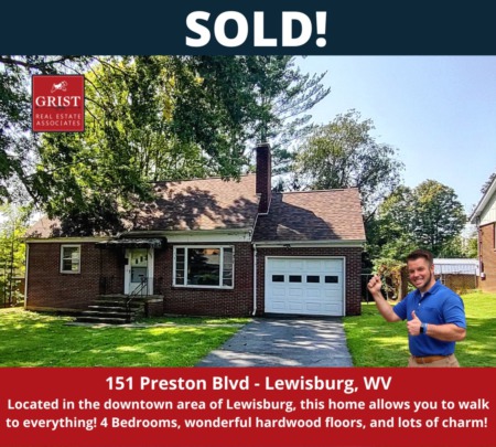 SOLD! 151 Preston Blvd - Lewisburg, WV