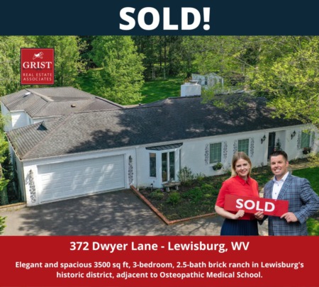 SOLD! 372 Dwyer Lane - Lewisburg, WV