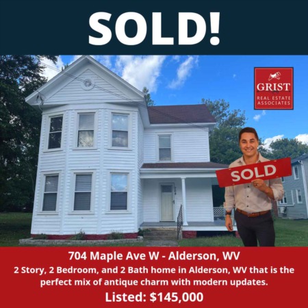SOLD! 704 Maple Ave W - Alderson, WV 