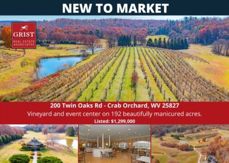 New to Market Daniel Vineyards 200 Twin Oaks Rd - Crab Orchard, WV 25827