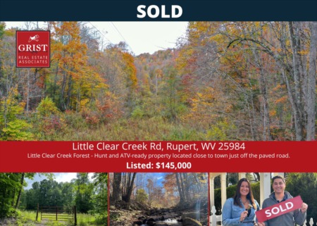 SOLD! Ring the Bell! Little Clear Creek Rd, Rupert, WV 25984