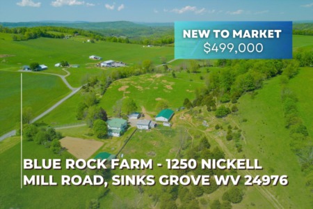 Charming 37.81-Acre Farm in West Virginia | Colonial-Style Home, Barns, Fenced Pastures