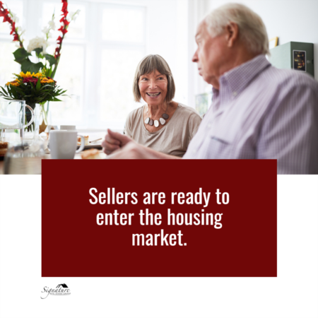 Sellers Are Ready To Enter the Housing Market