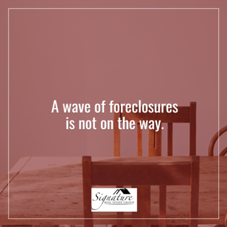 Why a Wave of Foreclosures Is Not on the Way