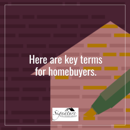 Key Terms for Homebuyers