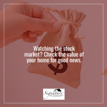 Watching the Stock Market? Check the Value of Your Home for Good News.