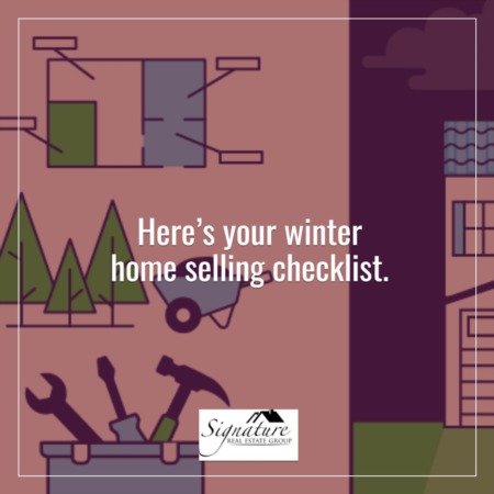 Checklist to sell a home this winter
