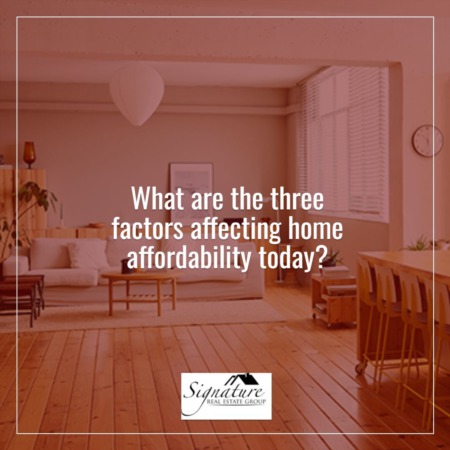 The Three Factors Affecting Home Affordability Today