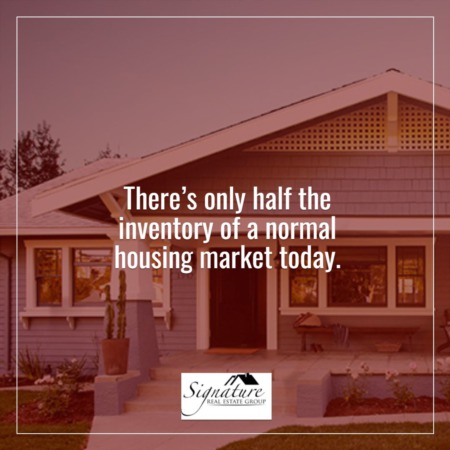 There's Only Half the Inventory of a Normal Housing Market Today