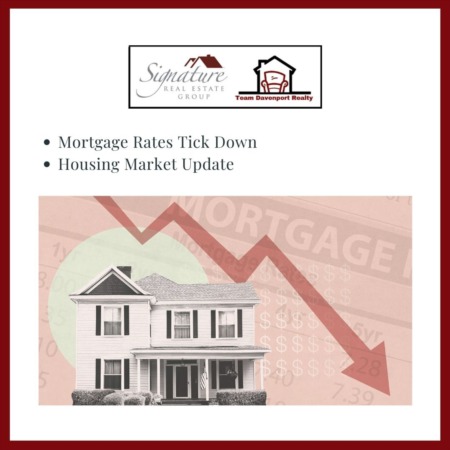 Mortgage Rates Tick Down and Housing Market Update
