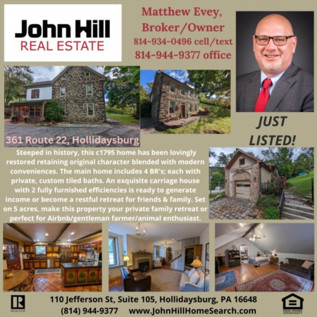 361 Route 22 Beautiful Home for Sale in Hollidaysburg, PA
