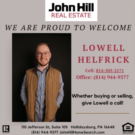 Congratulations and Welcome to the Team Lowell Helfrick 