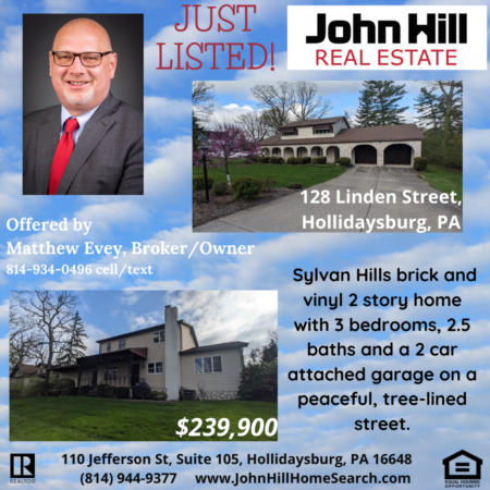 128 Linden Street, Beautiful 2 Story Home in Hollidaysburg, PA