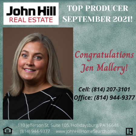 Top Agent for September 2021, Top Producer