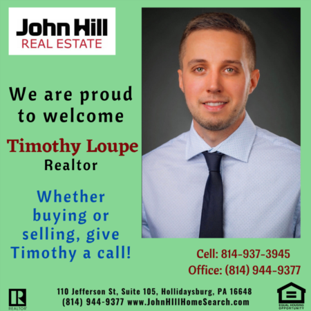 Congratulations and Welcome to Our Team Timothy Loupe!