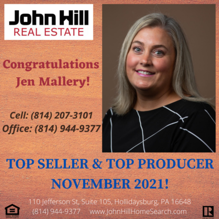 Top Agent for November 2021, Top Producer, Top Seller