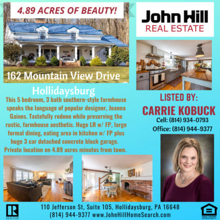162 Mountain View Drive, Gorgeous Home For Sale in Hollidaysburg, PA
