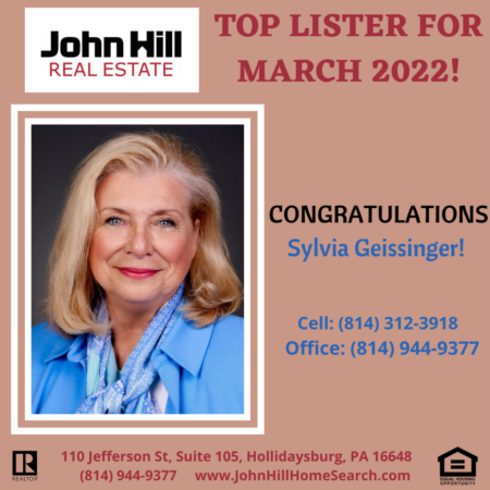 Top Agent for March 2022, Top Lister March 2022