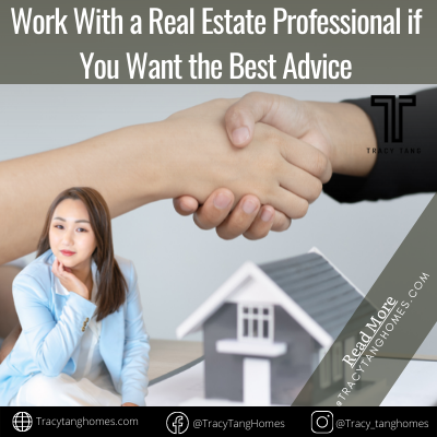 Work With a Real Estate Professional if You Want the Best Advice
