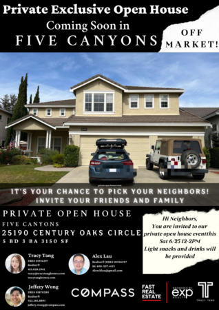Off Market Open House in Castro Valley