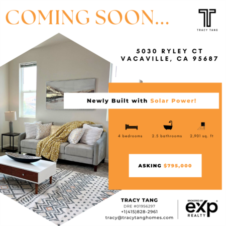 Coming soon! Vacaville Newly Built Home with Solar Power