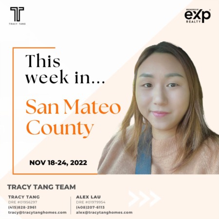 San Mateo County Weekly Market Report: NOVEMBER 18-24, 2022