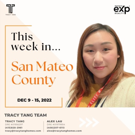 San Mateo County - Weekly Market Report: DEC 9-15, 2022